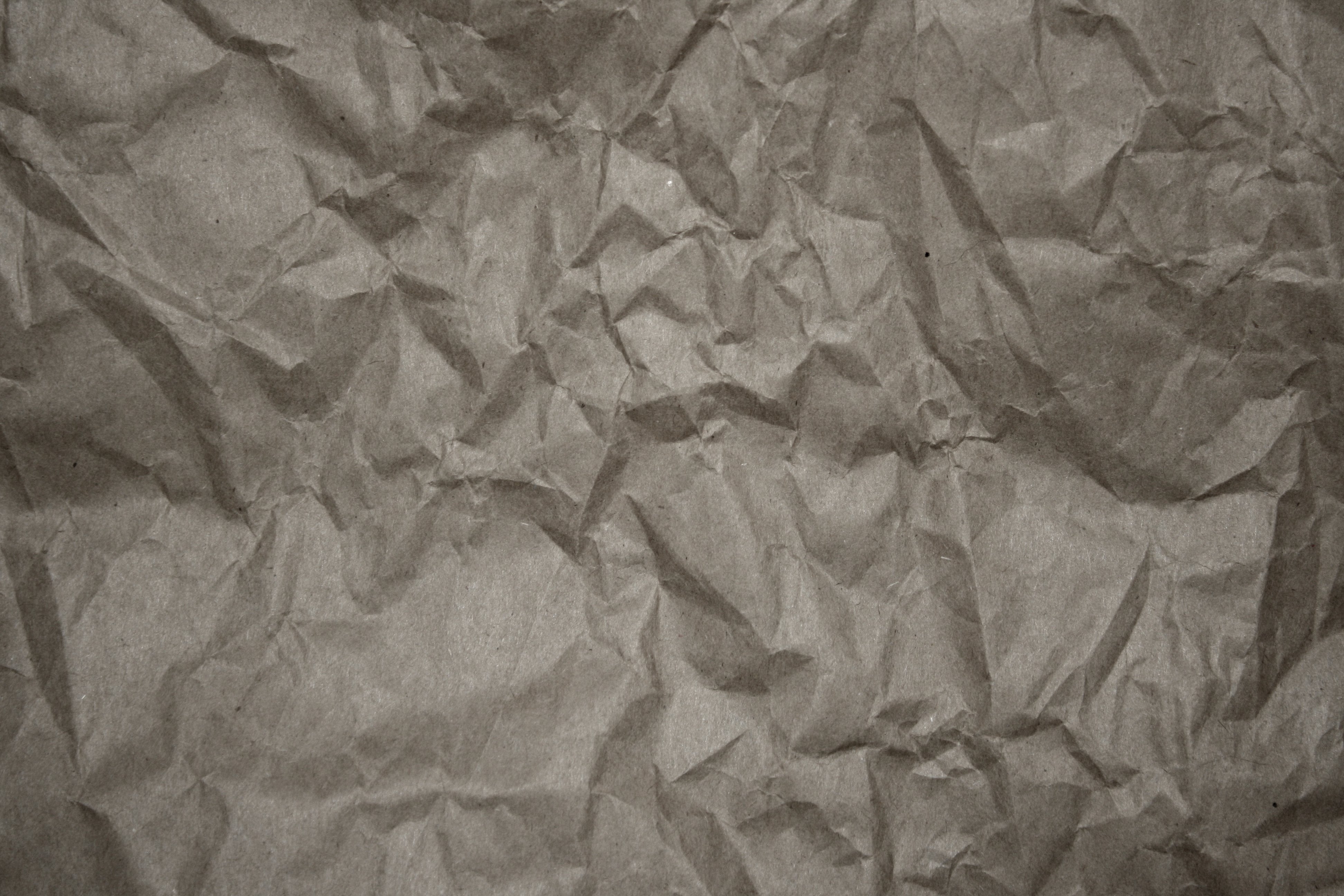 Crumpled Gray Paper Texture Picture, Free Photograph